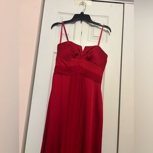 NWT Max & Cleo Strapless Red Dress